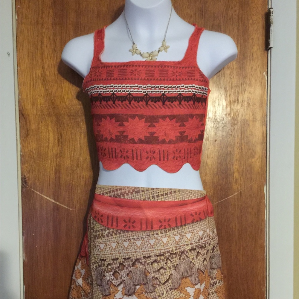 Girls Moana costume sz:4 - 6x